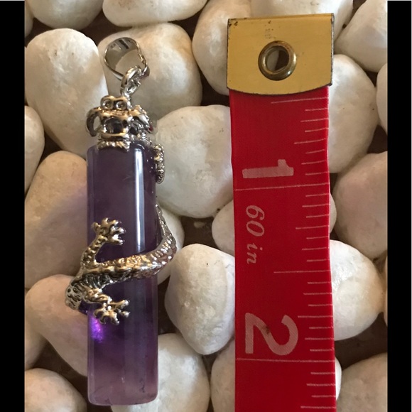 🔮SALE! AMETHYST DRAGON NECKLACE PENDANT - ONLY 5 AVAILABLE AS OF NOW! - Picture 6 of 7
